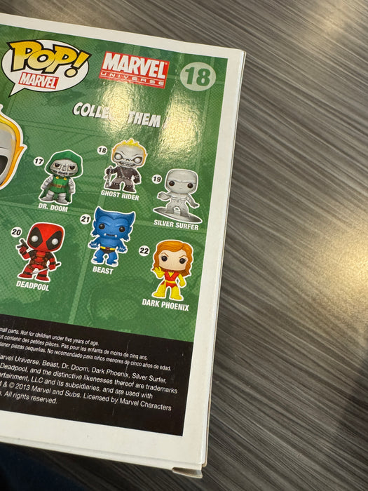 Funko POP! Marvel: Ghost Rider (Damaged Box) #18