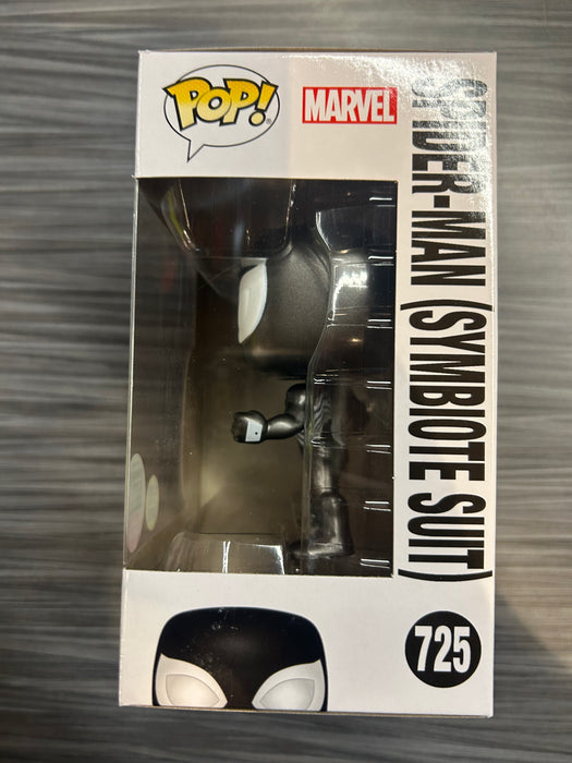 Funko POP! Marvel: Spider-Man (Symbiote Suit)(GiTD)(Funko)(Damaged Box)[B] #725