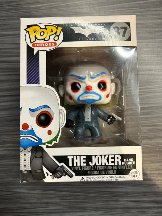 Funko POP! Heroes: The Dark Knight Trilogy - The Joker (Bank Robber)(Damaged Box)[B] #37
