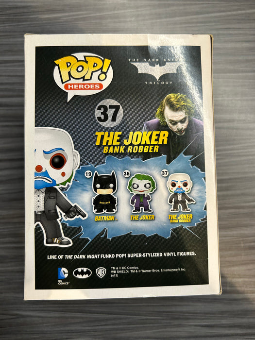 Funko POP! Heroes: The Dark Knight Trilogy - The Joker (Bank Robber)(Damaged Box)[B] #37