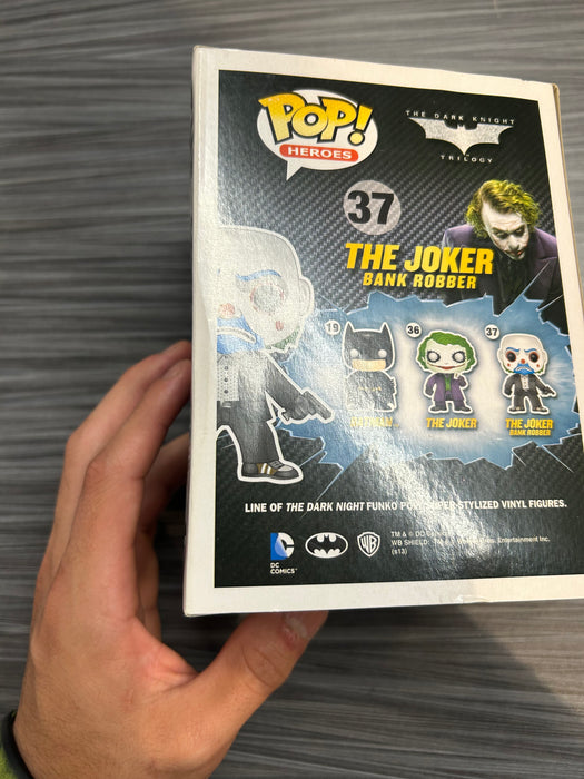 Funko POP! Heroes: The Dark Knight Trilogy - The Joker (Bank Robber)(Damaged Box)[B] #37