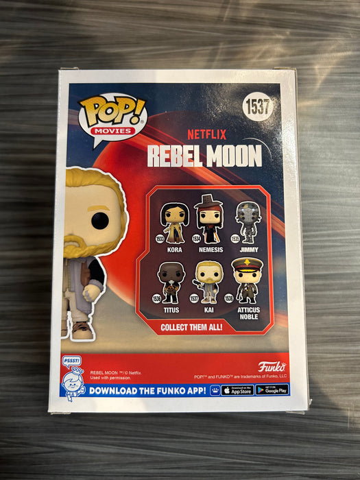 Funko POP! Movies: Rebel Moon - Kai (Signed/Charlie Hunnam/Beckett) #1537