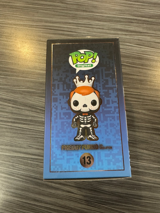 Funko POP! Digital: Halloween Series - Freddy Funko As Skeleton (NFT Release)(1260 PCS)(Damaged Box) #13