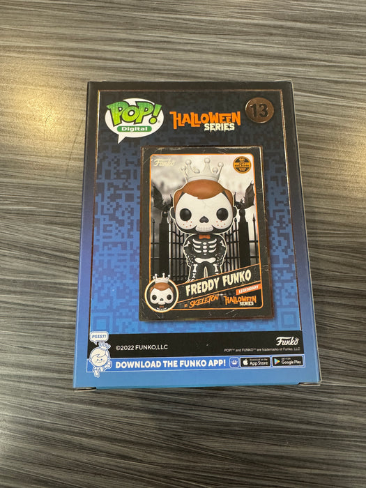 Funko POP! Digital: Halloween Series - Freddy Funko As Skeleton (NFT Release)(1260 PCS)(Damaged Box) #13