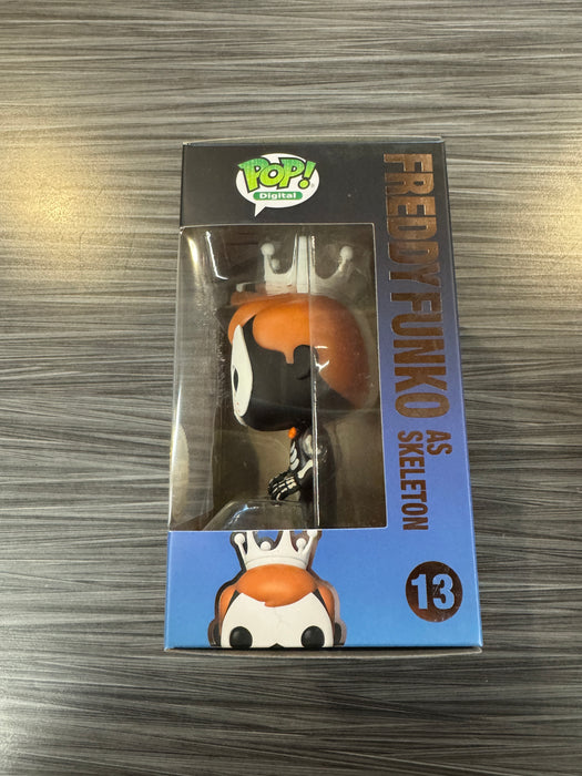 Funko POP! Digital: Halloween Series - Freddy Funko As Skeleton (NFT Release)(1260 PCS)(Damaged Box) #13