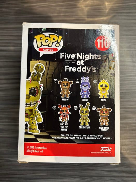 Funko POP! Games: Five Nights At Freddy's - Springtrap (Damaged Box) #110