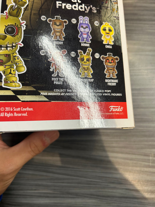 Funko POP! Games: Five Nights At Freddy's - Springtrap (Damaged Box) #110