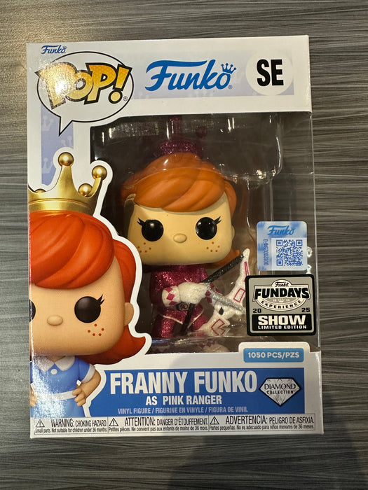 Funko POP! Funko: Franny Funko As Pink Ranger [Diamond] (2025 Fundays Show/1050 PCS)(Damaged Box) [A] #SE