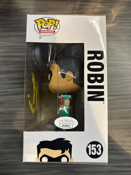 Funko POP! Heroes: Batman The Animated Series - Robin (Signed/Loren Lester/JSA)(Damaged Box) #153