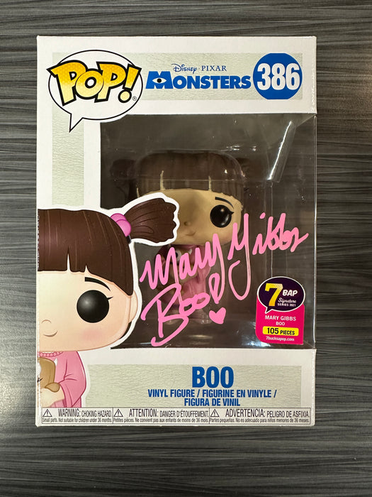 Funko POP! Disney: Monsters Inc. - Boo (7BAP)(105 PCS)(Signed/Mary Gibbs/JSA) #386