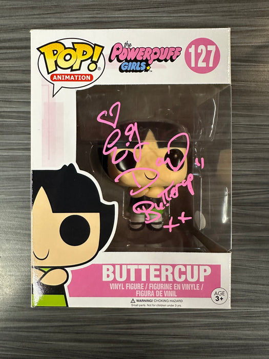 Funko POP! Animation: The Powerpuff Girls - Buttercup (Signed/E.G. Daily/JSA) #127