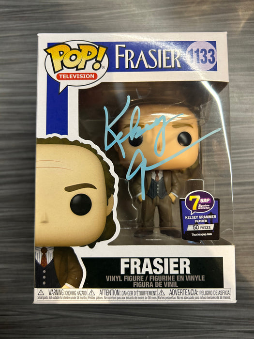 Funko POP! Television: Frasier (7BAP/50 PCS)(Signed/Kelsey Grammer/JSA)(Damaged Box) #1133