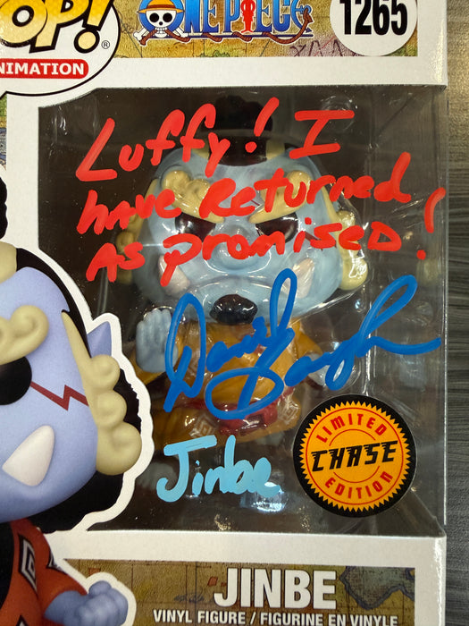 Funko POP! Animation: One Piece - Jinbe (CHASE)(Signed/Daniel Baugh/JSA) #1265