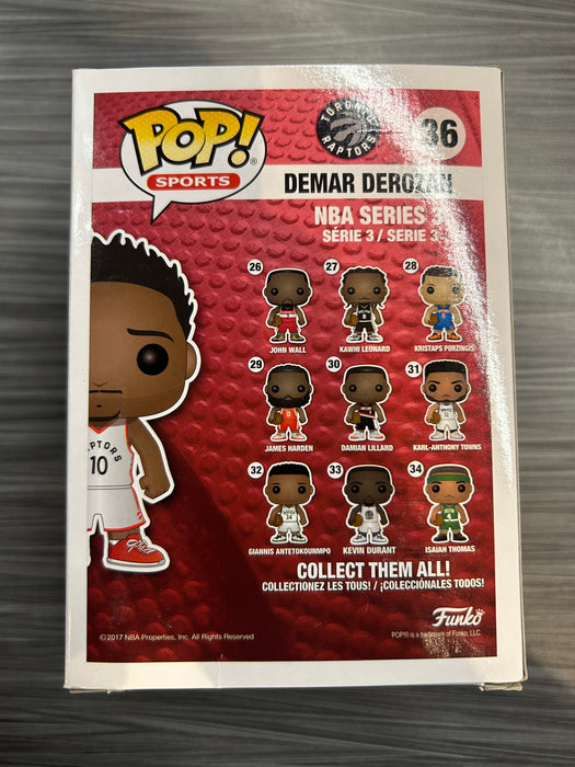 Funko POP! Basketball: Toronto Raptors - DeMar DeRozan (Exclusive)(Damaged Box) #36