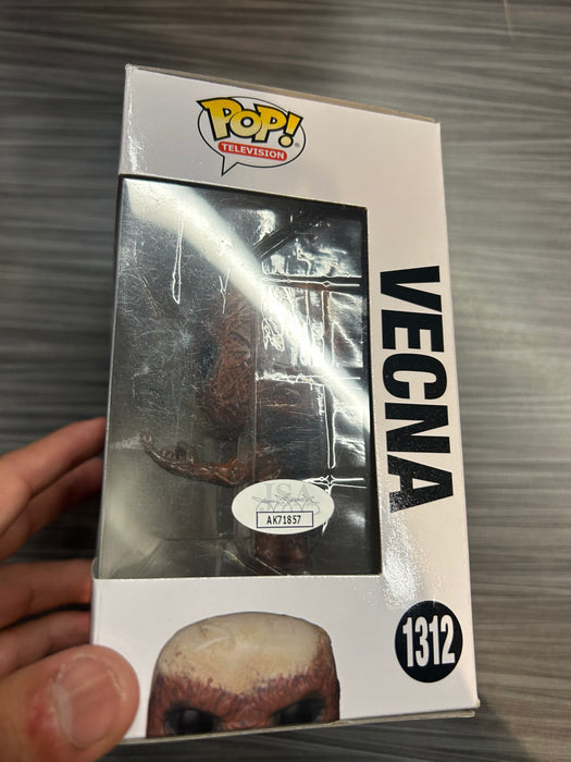 Funko POP! Television: Stranger Things - Vecna (Signed/Jamie Campbell Bower/JSA)(Damaged Box) #1312