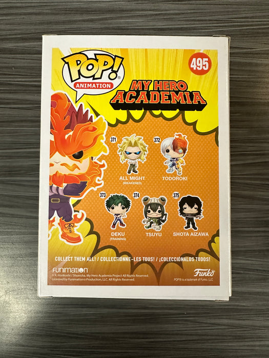 Funko POP! Animation: My Hero Academia - Endeavor (GameStop)(Signed/Patrick Seitz/JSA) #495