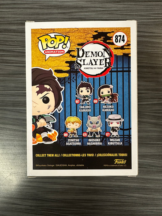 Funko POP! Animation: Demon Slayer - Tanjiro Kamado [Hinokami Kagura Dance](Special Edition)(Signed/Zach Aguilar/PSA) #874