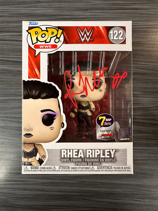 Funko POP! WWE: Rhea Ripley (7BAP)(100 PCS)(Signed/Rhea Ripley/JSA) #122