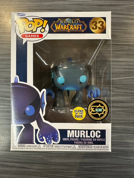 Funko POP! Games: World of Warcraft - Murloc [Blue](GiTD)(Blizzard)(Damaged Box) #33