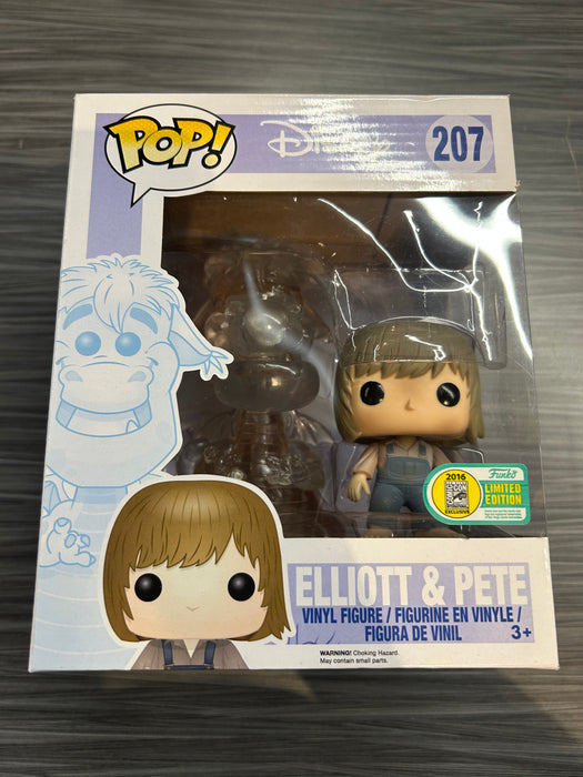 Funko POP! Disney: Elliott & Pete (2016 SDCC)(Damaged Box) #207