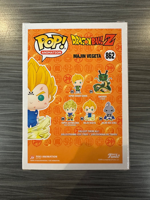 Funko POP! Animation: Dragonball Z - Majin Vegeta [Powering Up] (Signed/Christopher Sabat/PSA)#862