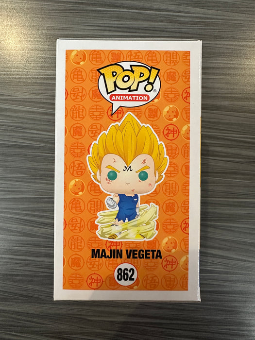 Funko POP! Animation: Dragonball Z - Majin Vegeta [Powering Up] (Signed/Christopher Sabat/PSA)#862