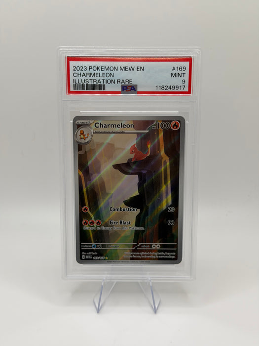 2023 POKEMON MEW EN Charmeleon #169 Illustration Rare [MINT PSA 9]