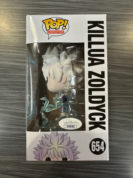 Funko POP! Animation: Hunter X Hunter- Killua Zoldyck (Signed/Cristina Vee/JSA)(Damaged Box) #654