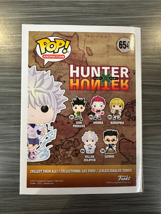 Funko POP! Animation: Hunter X Hunter- Killua Zoldyck (Signed/Cristina Vee/JSA)(Damaged Box) #654