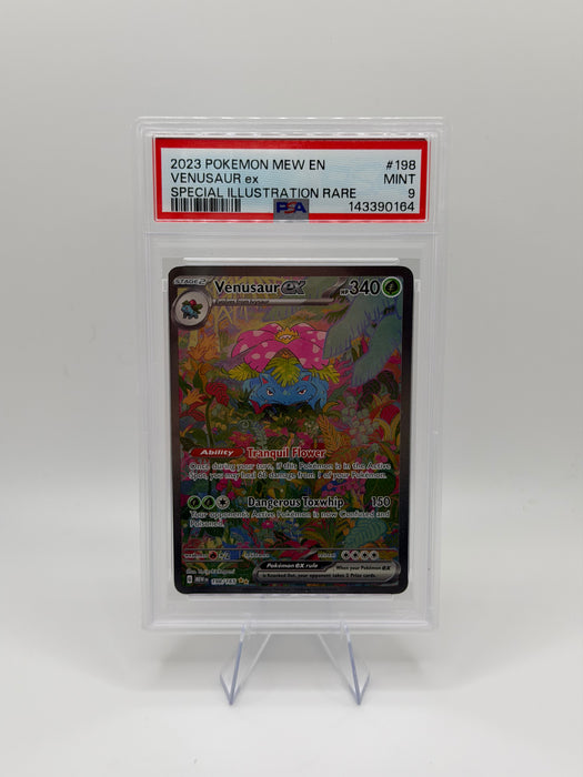 2023 POKEMON MEW EN Venusaur ex #198 Special Illustration Rare [MINT PSA 9]