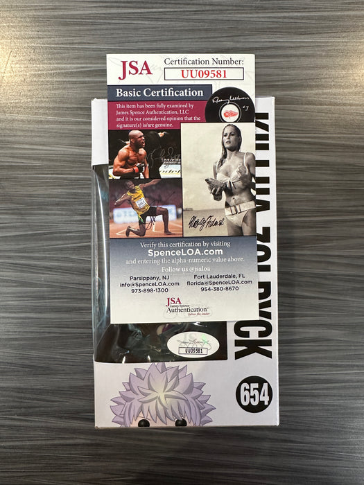 Funko POP! Animation: Hunter X Hunter- Killua Zoldyck (Signed/Cristina Vee/JSA)(Damaged Box) #654