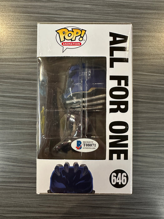 Funko POP! Animation: My Hero Academia - All For One (Big Apple Collectibles)(Signed/John Swasey/Beckett)(Damaged Box) [B] #646