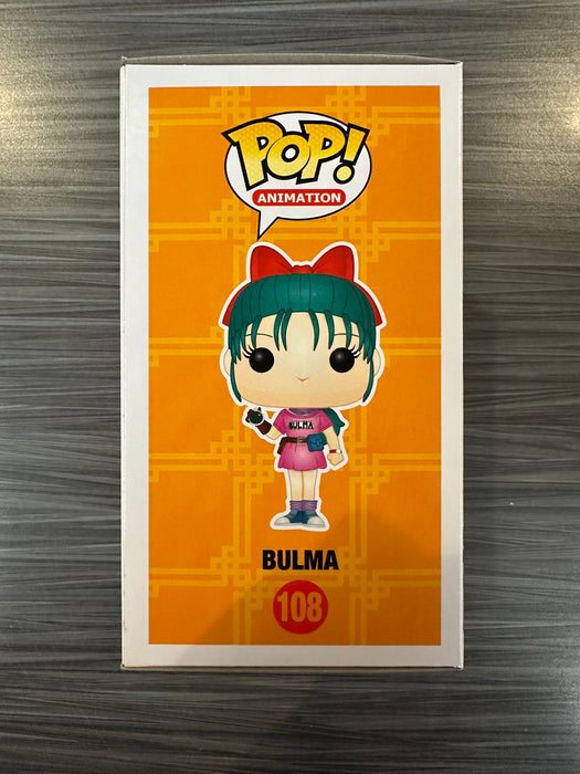 Funko POP! Animation: DragonBall - Bulma (Signed/Tiffany Volmer/JSA)(Damaged Box) #108