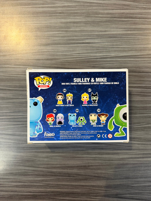 Funko POP! Minis: Disney - Sulley & Mike (Damaged Box*)[B] #09