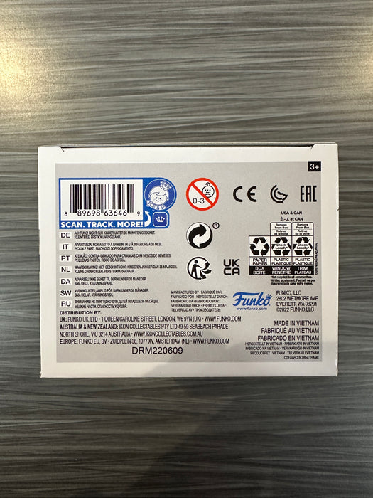 Funko POP! Animation: Dragon Ball Z - Frieza [4th Form][Metallic] (POP & TEE! Exclusive/Tee Not Included)(Signed/Daman Mills/PSA) #861