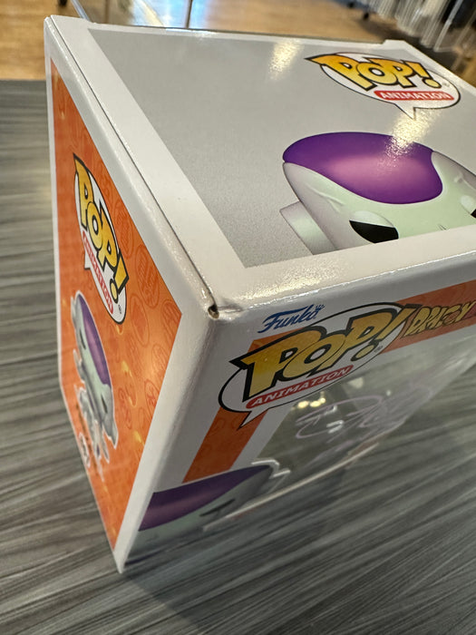 Funko POP! Animation: Dragon Ball Z - Frieza [4th Form][Metallic] (POP & TEE! Exclusive/Tee Not Included)(Signed/Daman Mills/PSA) #861