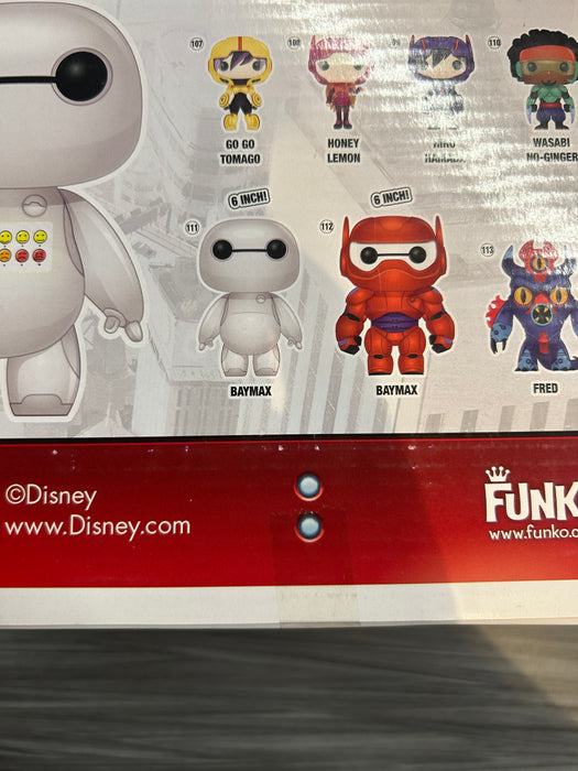 Funko POP! Big Hero 6: Baymax [Emoticon](2015 SDCC)(Damaged Box) #111