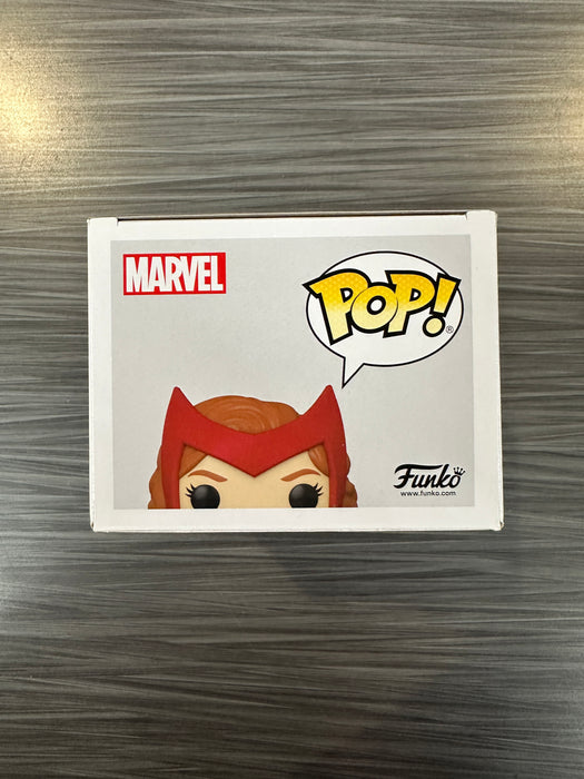 Funko POP! Marvel: Wandavision - Wanda [Halloween] (Signed/Elizabeth Olsen/Beckett) #715