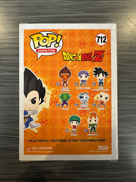 Funko POP! Animation: Dragon Ball Z - Vegeta [Galick Gun] (Chalice)(CHASE)(Signed/Christopher Sabat/JSA)(Damaged Box) #712