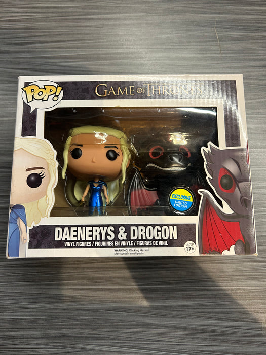 Funko POP! Game of Thrones: Daenerys & Drogon (Exclusive Limited Edition)(Damaged Box)