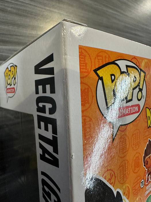 Funko POP! Animation: Dragon Ball Z - Vegeta [Galick Gun] (Chalice)(CHASE)(Signed/Christopher Sabat/JSA)(Damaged Box) #712