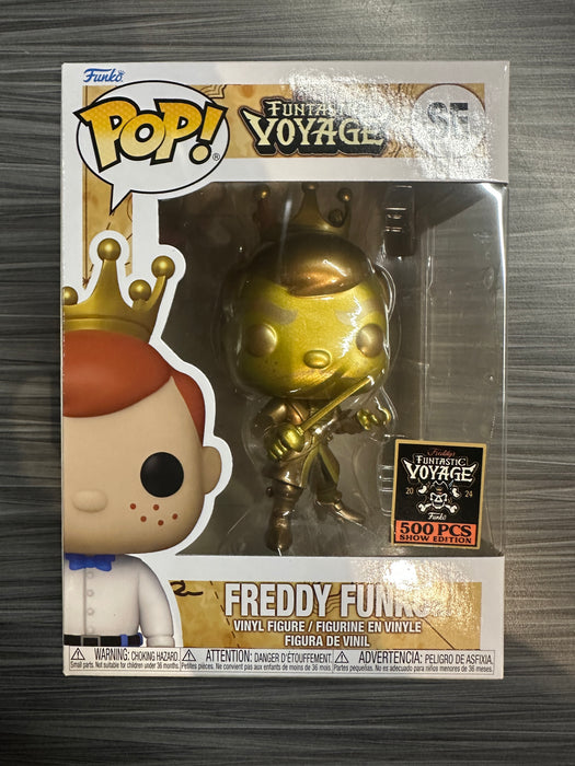 Funko POP! Funtastic Voyage: Freddy Funko as Hook [Gold] (500 PCS)(Show Edition)(Damaged Box) #SE