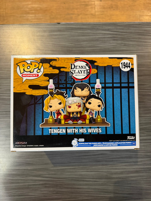 Funko POP! Animation: Moment - Demon Slayer - Tengen with His Wives (2025 SDCC)(Damaged Box) #1944