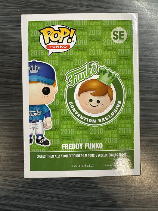Funko POP! Funko: Freddy Funko [Baseball Teal](2018 ECCC 1000 PCS)(Damaged Box) #SE