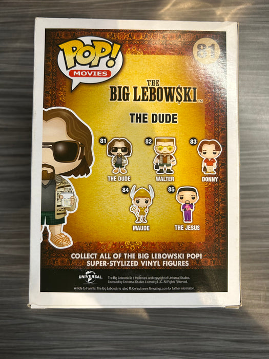 Funko POP! Movies: The Big Lebowski - The Dude (Damaged Box) #81