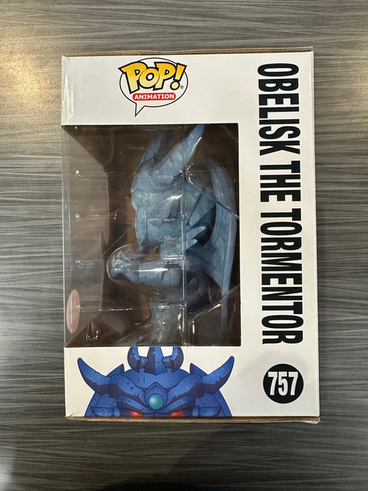 Funko POP! Animation: Yu-Gi-Oh! - Obelisk The Tormentor (GameStop Round Sticker)(Damaged Box) [A] #757