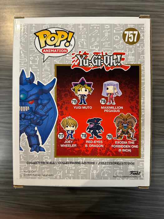 Funko POP! Animation: Yu-Gi-Oh! - Obelisk The Tormentor (GameStop Round Sticker)(Damaged Box) [A] #757
