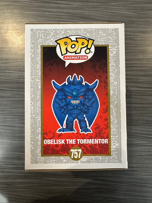 Funko POP! Animation: Yu-Gi-Oh! - Obelisk The Tormentor (GameStop Round Sticker)(Damaged Box) [A] #757