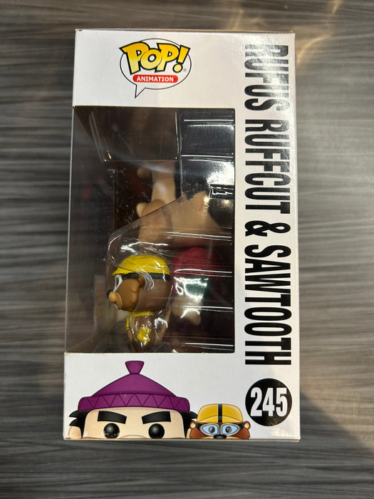 Funko POP! Animation: Wacky Races - Rufus Ruffcut and Sawtooth (Toy Tokyo SD 2017 750PCS)(Damaged Box) #245