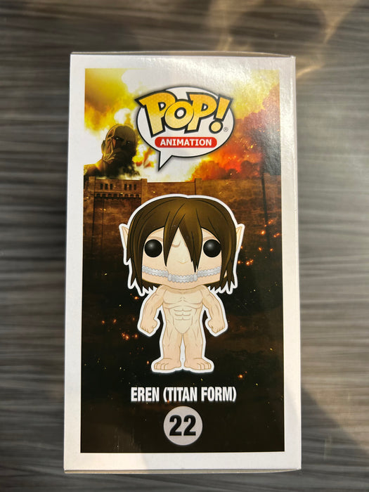 Funko POP! Animation: Attack On Titan - Eren [Titan Form][3 Languages] (Hot Topic)(Damaged Box) #22